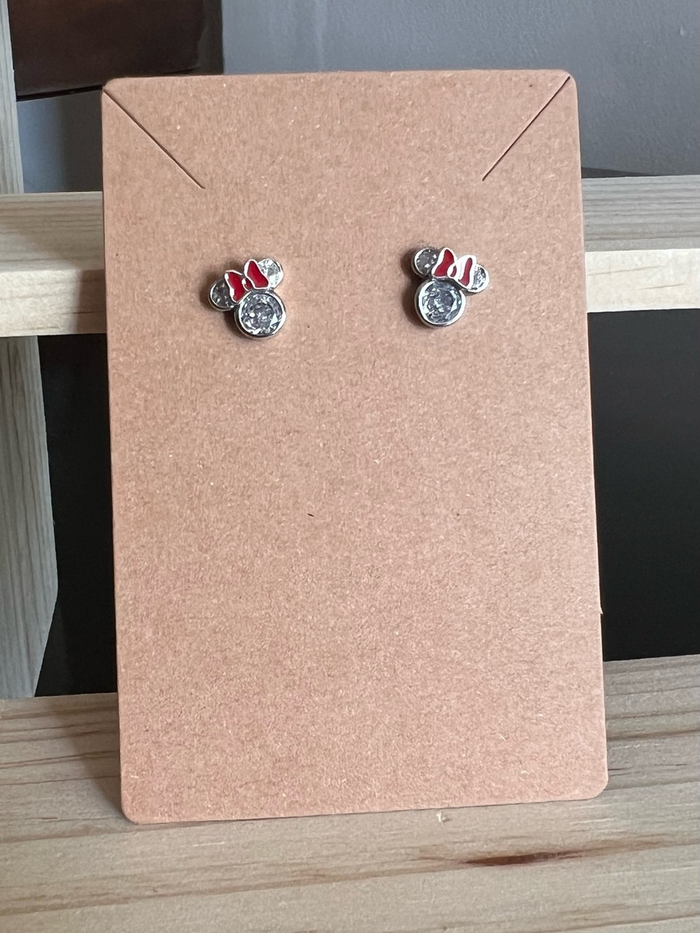 Minnie Mouse Stud Earrings